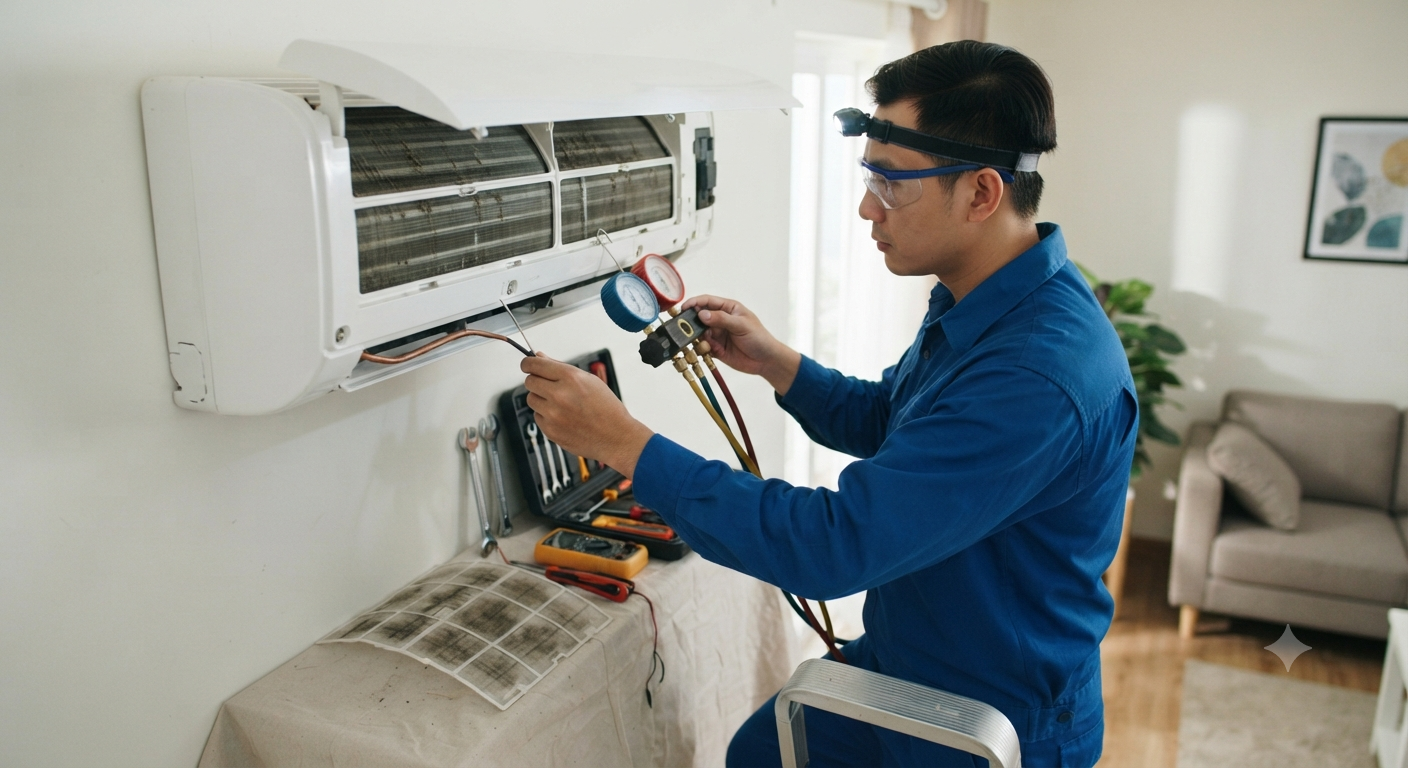 Các nguyên nhân phổ biến khiến máy lạnh không lạnh
