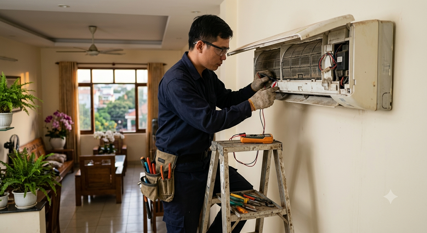 Khi nào cần gọi thợ sửa máy lạnh chuyên nghiệp tại Buôn Ma Thuột?